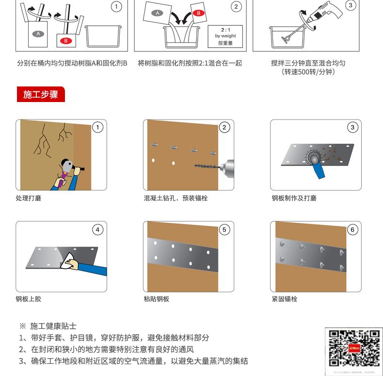 包钢安康粘钢加固施工过程